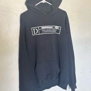 Ping Black Sweatshirt Hoodie with Graphic Design